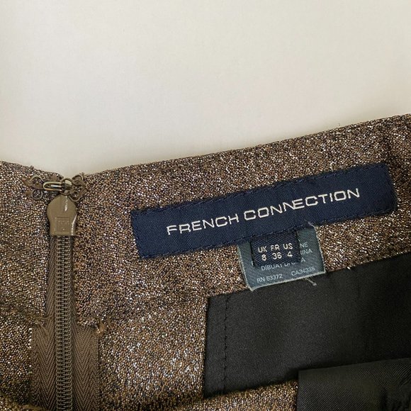 French Connection Galaxy Crepe Hot Pant Shorts 4 - Picture 7 of 9